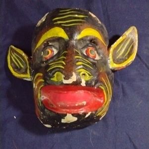 Very Old Rare Devil Mask South America